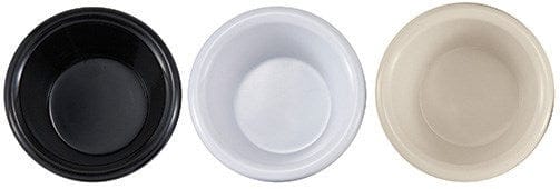 Winco Food Service Supplies Dozen Winco RFM-4B 4 Ounce Fluted Bone Melamine Ramekin for Sauces and Condiments | Denson CFE