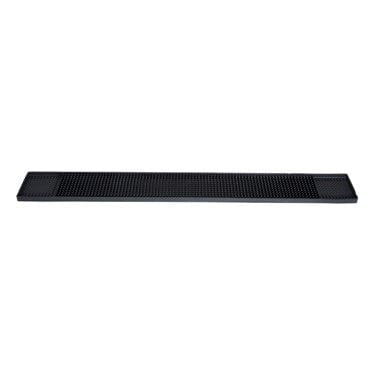 Winco Food Service Supplies Each / Black Winco BM-327K Bar Mat, 27" x 3-1/4", Black