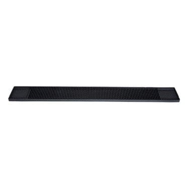 Winco Food Service Supplies Each / Black Winco BM327K Bar Mat 27 Inch x 3.25 Inch Rubber Black | Denson CFE