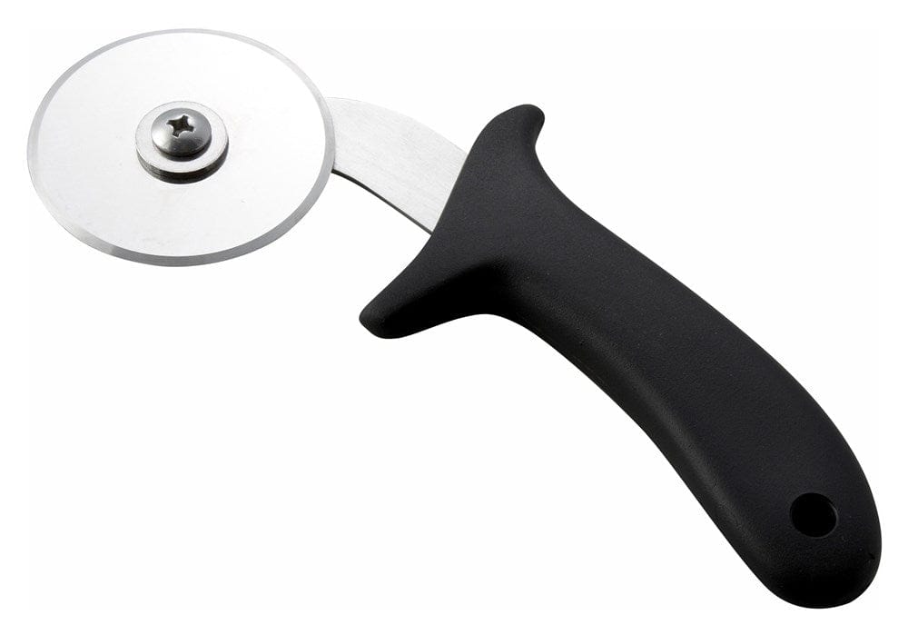 Winco Food Service Supplies Each / Black Winco PPC-2 Pizza Cutter 2.5 Inch Blade Black Polypropylene Handle | Denson CFE