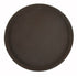 Winco Food Service Supplies Each / Brown Winco TRH-14 14 Inch Easy Hold Rubber Lined Round Tray Brown | Denson CFE