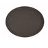Winco Food Service Supplies Each / Brown Winco TRH-2722 Easy Hold Rubber Lined Oval Tray 22 x 27 Brown | Denson CFE