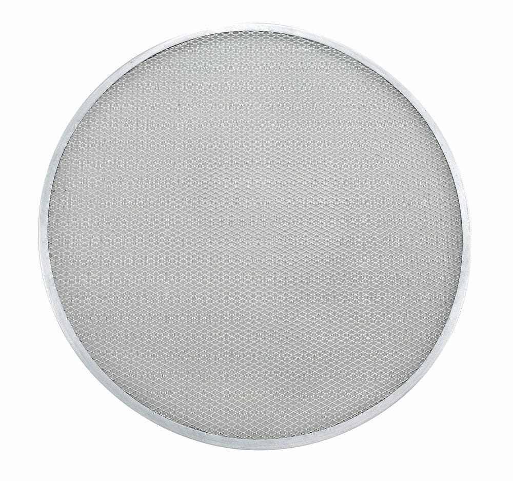 Winco Food Service Supplies Each Winco APZS-18 18 Inch Seamless Pizza Screen Aluminium | Denson CFE