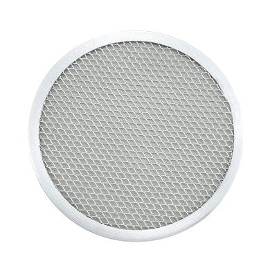 Winco Food Service Supplies Each Winco APZS-7 7 Inch Seamless Aluminum Pizza Screen | Denson CFE