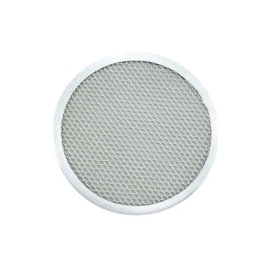Winco Food Service Supplies Each Winco APZS-8 Seamless Aluminum Pizza Screen 8 Inch | Denson CFE