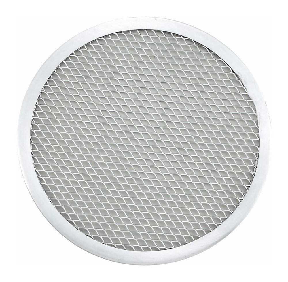 Winco Food Service Supplies Each Winco APZS-9 9 Inch Seamless Aluminum Pizza Screen | Denson CFE