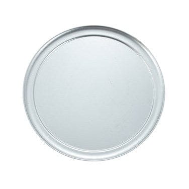 Winco Food Service Supplies Each Winco APZT-14 14 Inch Wide Rim Aluminium Pizza Tray | Denson CFE