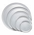 Winco Food Service Supplies Each Winco APZT-8 8 Inch Wide Rim Aluminium Pizza Tray | Denson CFE