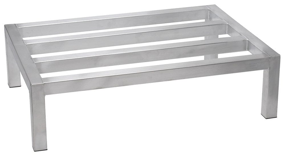 Winco Food Service Supplies Each Winco ASDR-1436 Dunnage Rack, 14" x 36" x 8", Aluminum, NSF