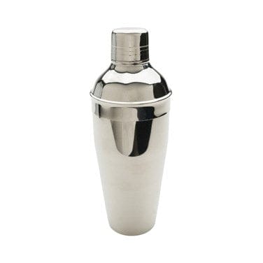 Winco Food Service Supplies Each Winco BL-28P 28 oz. Stainless Steel Cocktail / Bar Shaker