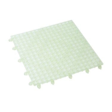 Winco Food Service Supplies Each Winco BML-12C Interlocking Bar Mat 12 x 12 Clear Dishwasher Safe Lightweight Plastic | Denson CFE