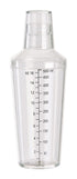 Winco Food Service Supplies Each Winco BS-16PC Clear Plastic Bar Shaker 16 Ounces | Denson CFE