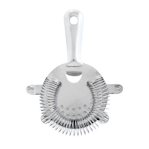 Winco Food Service Supplies Each Winco BST-4P Four Prong Stainless Steel Cocktail Bar Strainer | Denson CFE