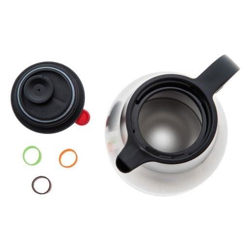 Winco Food Service Supplies Each Winco CF-1.2 1.2 Liter Stainless Steel Coffee Carafe with Double Wall Insulation | Denson CFE