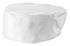 Winco Food Service Supplies Each Winco CHPB-3WX White Extra-Large Size 3 1/2 Inch High Signature Chef Poly/Cotton Ventilated Pillbox Hat With Cool Mesh Top Panel