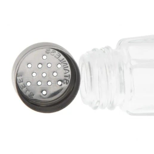 Winco Food Service Supplies Each Winco G-105 Glass Paneled Shaker 1 Ounce with Mushroom Top | Denson CFE