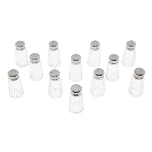 Winco Food Service Supplies Each Winco G-105 Glass Paneled Shaker 1 Ounce with Mushroom Top | Denson CFE