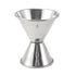 Winco Food Service Supplies Each Winco J5 Double Jigger Stainless Steel 1 Ounce and 2 Ounce | Denson CFE