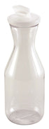 Winco Food Service Supplies Each Winco PDT-10 Polycarbonate 1 L Decanter with Flip-Top Lid | Denson CFE