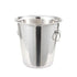 Winco Food Service Supplies Each Winco WB-4 Stainless Steel Wine and Champagne Bucket 4 Quart with Mirror Finish and Round Handles | Denson CFE