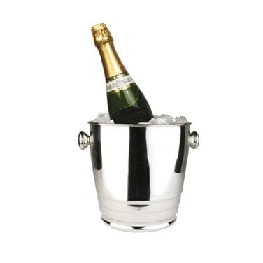 Winco Food Service Supplies Each Winco WB-4HV 8 1/4 Inch Heavyweight Stainless Steel Wine and Champagne Bucket 4 Quart | Denson CFE