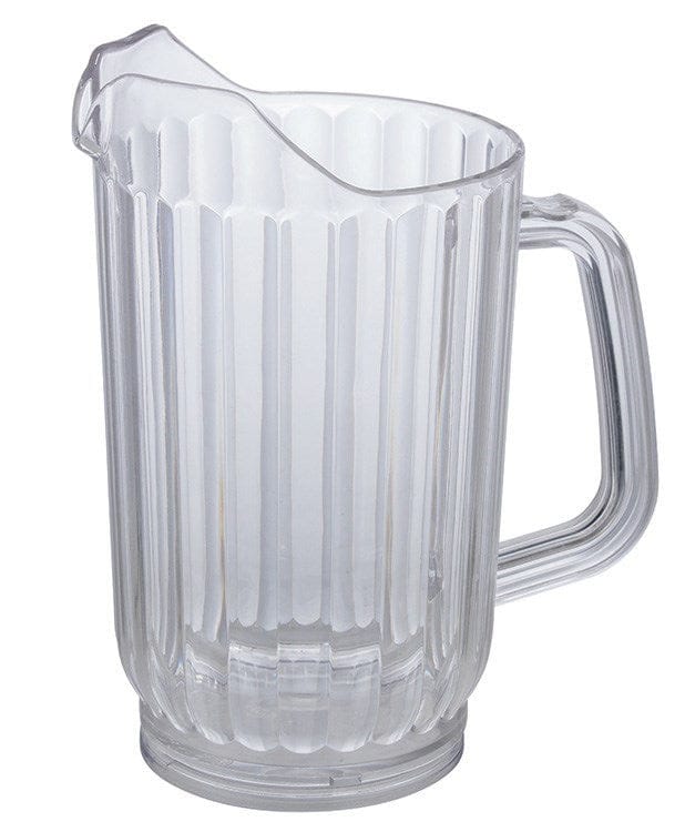 Winco Food Service Supplies Each Winco WPC-48 Clear Polycarbonate Water Pitcher 48 Ounce | Denson CFE