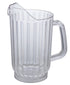 Winco Food Service Supplies Each Winco WPC-48 Clear Polycarbonate Water Pitcher 48 Ounce | Denson CFE