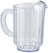 Winco Food Service Supplies Pack of 4 Winco WPS-60 Plastic Pitcher - 60 oz, Clear SAN | Denson CFE