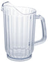 Winco Food Service Supplies Pack Winco WPS-32 32 oz Clear Water Pitcher, BPA-Free SAN Plastic with Handle (4-Pack) | Denson CFE
