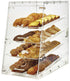 Winco Food Service Supplies Set Winco ADC-4 Counter Top Display Case with (4) 12 x 18" Trays, 14 x 24 x 24", Clear | Denson CFE