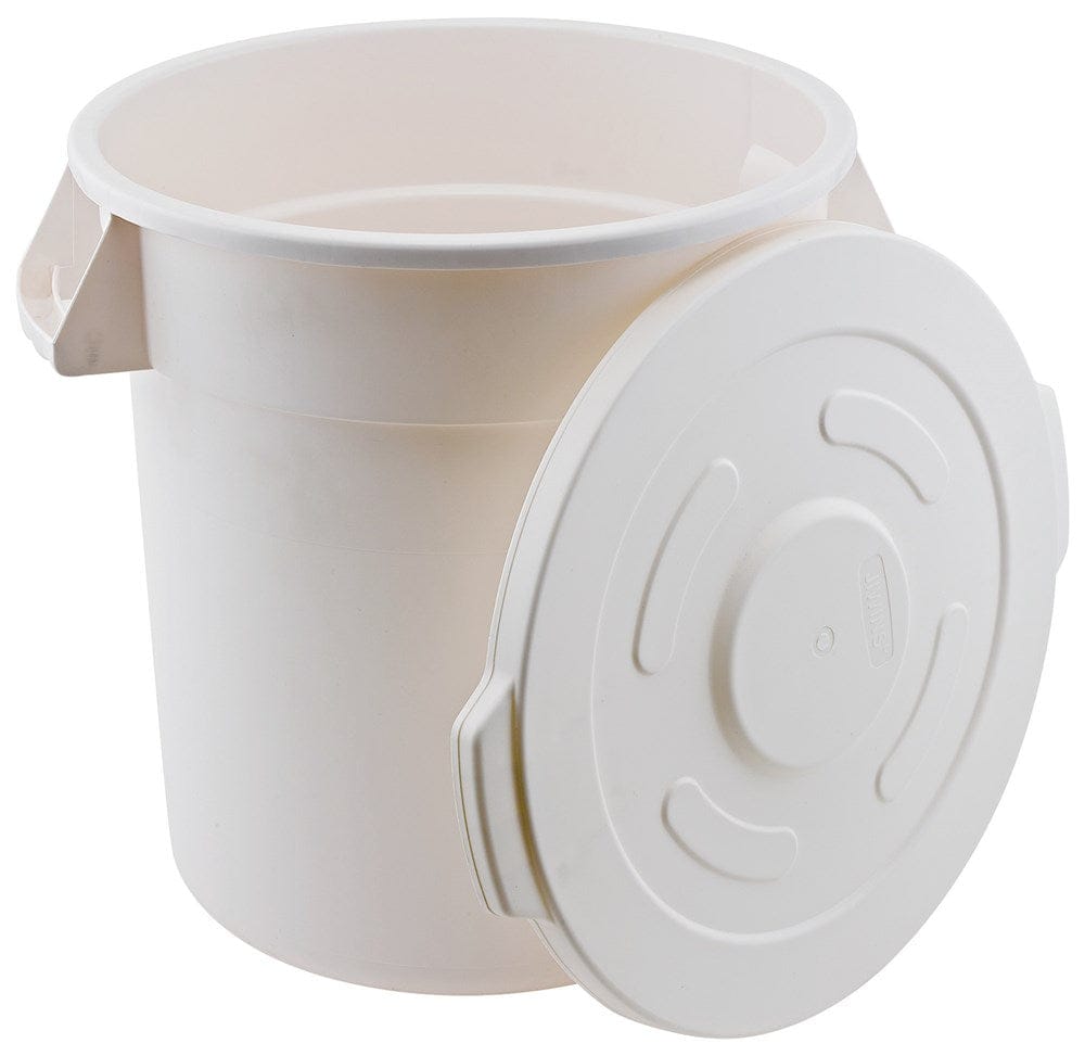 Winco Food Storage Container Each Winco FCW-20L Heavy Duty Round Lid for 20 Gallon Trash Can | Denson CFE