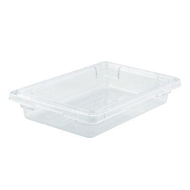 Winco Food Storage Containers Each Winco PFSH-3 Food Storage Box 12 x 18 x 3.5 Clear Polycarbonate | Denson CFE