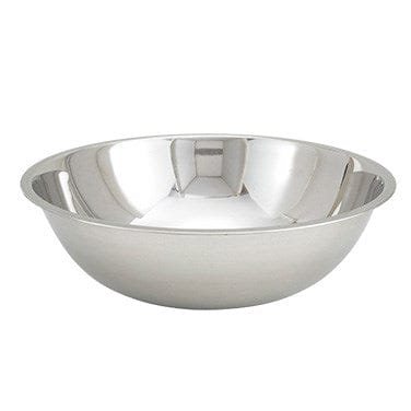 Winco Kitchen Supplies Each Winco MXB-1600Q 16 Quart Stainless Steel Mixing Bowl for Versatile Food Preparation | Denson CFE