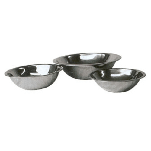 Winco Kitchen Supplies Each Winco MXB-75Q .75 Qt. Standard Weight Stainless Steel Mixing Bowl
