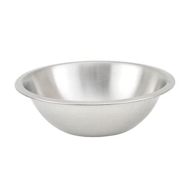 Winco Kitchen Supplies Each Winco MXHV-150 1-1/2qt Mixing Bowl, Shallow, Heavy-duty S/S,0.65mm