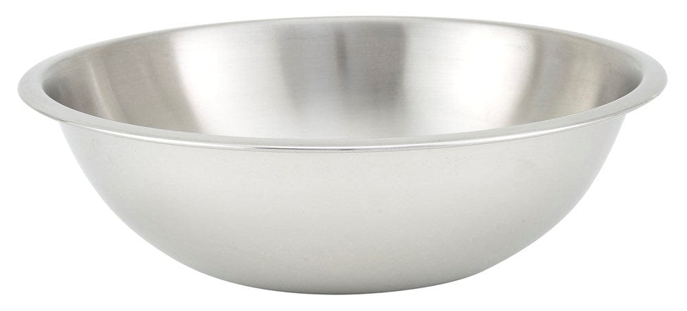 Winco Kitchen Supplies Each Winco MXHV-400 Heavy-Duty Stainless Steel Mixing Bowl 4 Quart | Denson CFE