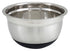 Winco Kitchen Supplies Each Winco MXRU-300 Premium 3 Quart Mixing Bowl with Silicone Base and Stainless Steel Finish | Denson CFE