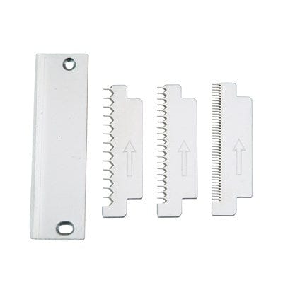Winco Kitchen Supplies Set Winco VTS-3GBS 3 Piece Serrated Blade Set for VTS-3G Coarse Medium Fine | Denson CFE
