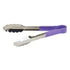 Winco Kitchen Tools Each / Purple Winco UTPH-9P Allergen-Free Purple Polypropylene Handle 9" Long Heat-Resistant Heavy-Duty Stainless Steel Utility Tongs