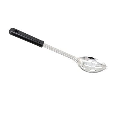 Winco Kitchen Tools Each Winco BSSB-13 13" Standard Duty Slotted Stainless Steel Basting Spoon with Coated Handle