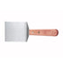 Winco Kitchen Tools Each Winco TN46 4-1/8" Blade Solid Steak and Burger Turner with Wood Handle