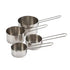 Winco Kitchen Tools Set Winco MCP-4P Stainless Steel 4 Piece Measuring Cup Set with Wire Handles
