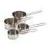 Winco Kitchen Tools Set Winco MCP-4P Stainless Steel 4-Piece Measuring Cup Set with Wire Handles | Denson CFE