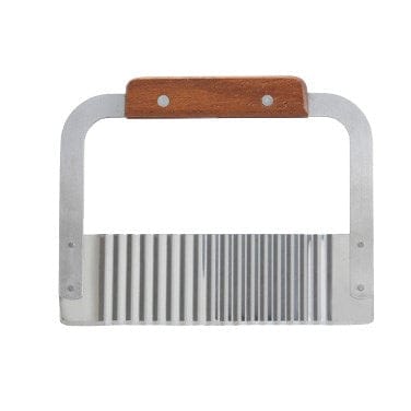 Winco Meat Processing Each Winco SRT-7 Serrator 7 Inch Stainless Steel Knife with Wooden Handle | Denson CFE