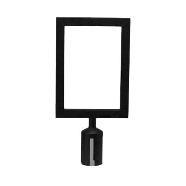 Winco Parts & Service Each / Black Winco CGSF-12K Stanchion Top Sign Frame Black | Denson CFE