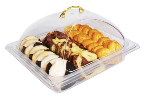 Winco Parts & Service Each Winco C-DPF2 Half-Size Dome Cover with Cut-Out Opening | Denson CFE