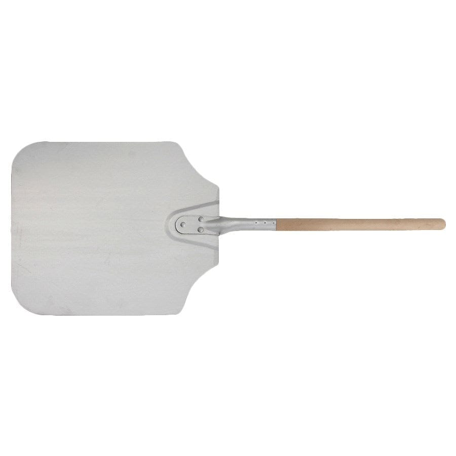 Winco Pizza Oven Tools Each Winco APP-18M 34 Inch Aluminium Pizza Peel with Wooden Handle | Denson CFE