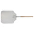 Winco Pizza Oven Tools Each Winco APP-18M 34 Inch Aluminium Pizza Peel with Wooden Handle | Denson CFE