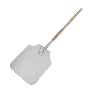 Winco Pizza Oven Tools Each Winco APP-36 Aluminum Pizza Peel 36 Inch with Wooden Handle and Extra Large Blade | Denson CFE