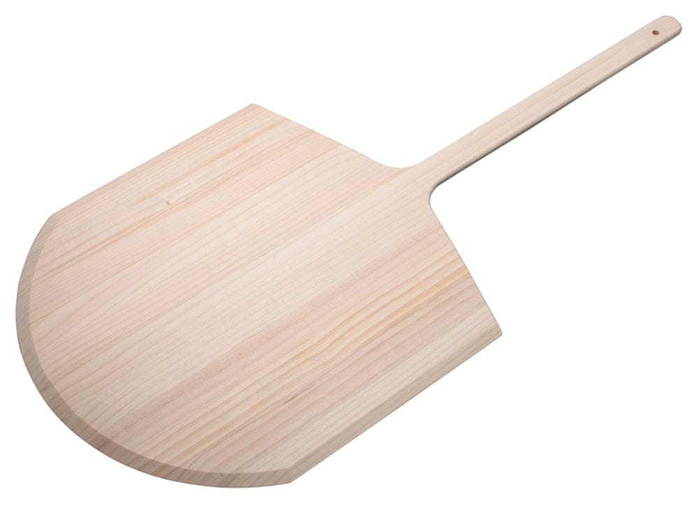 Winco Pizza Oven Tools Each Winco WPP-2042 42 Inch Wooden Pizza Peel with 20 Inch Square Blade | Denson CFE